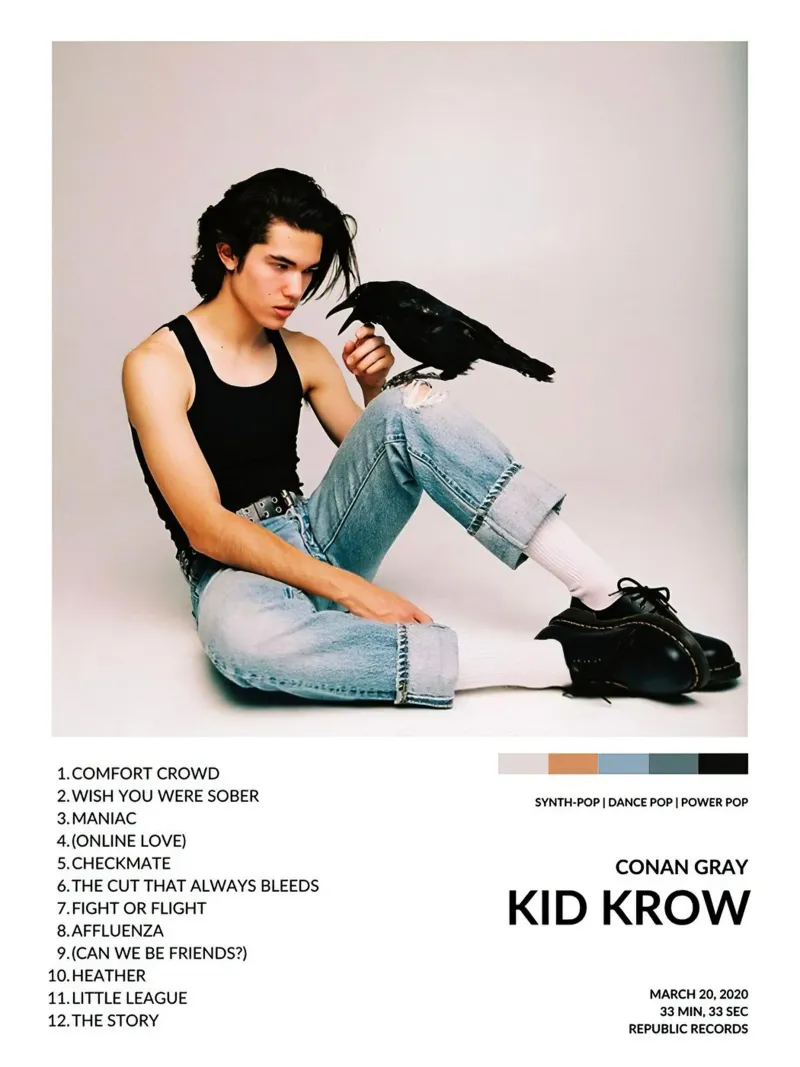 Conan Gray Kid Krow pellicola backlit da Roronoa7