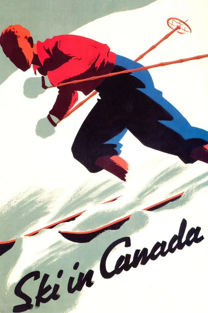 Sciare in Canada pellicola backlit da Christie