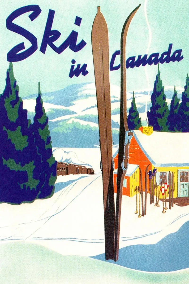 Sciare in Canada (inglese) pellicola backlit da Christie