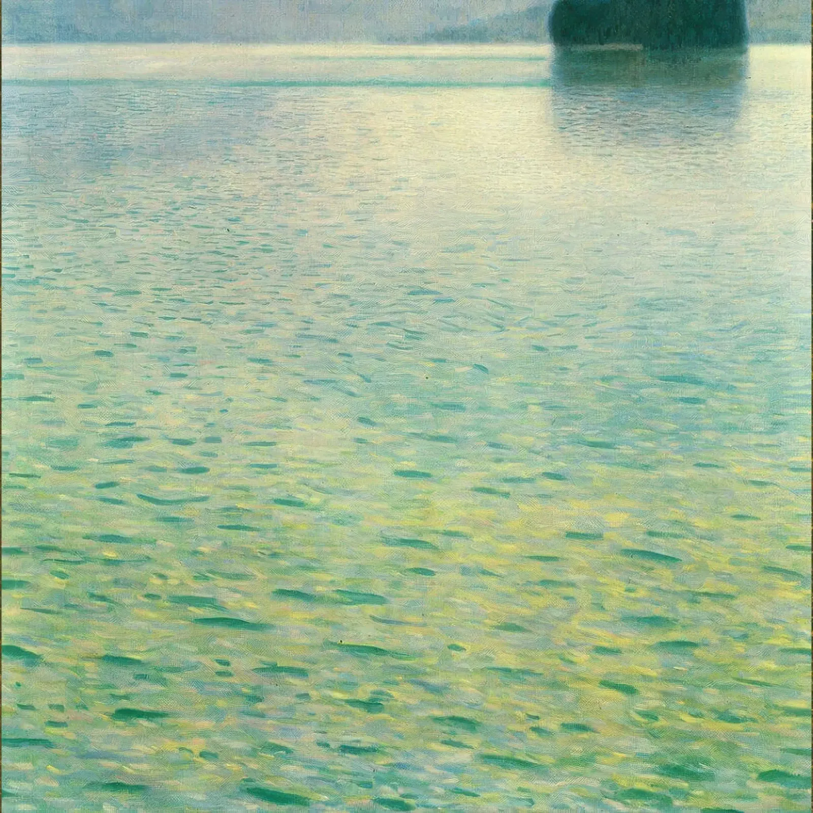 Isola nell'Attersee, 1902 pellicola backlit da Roy Terrell