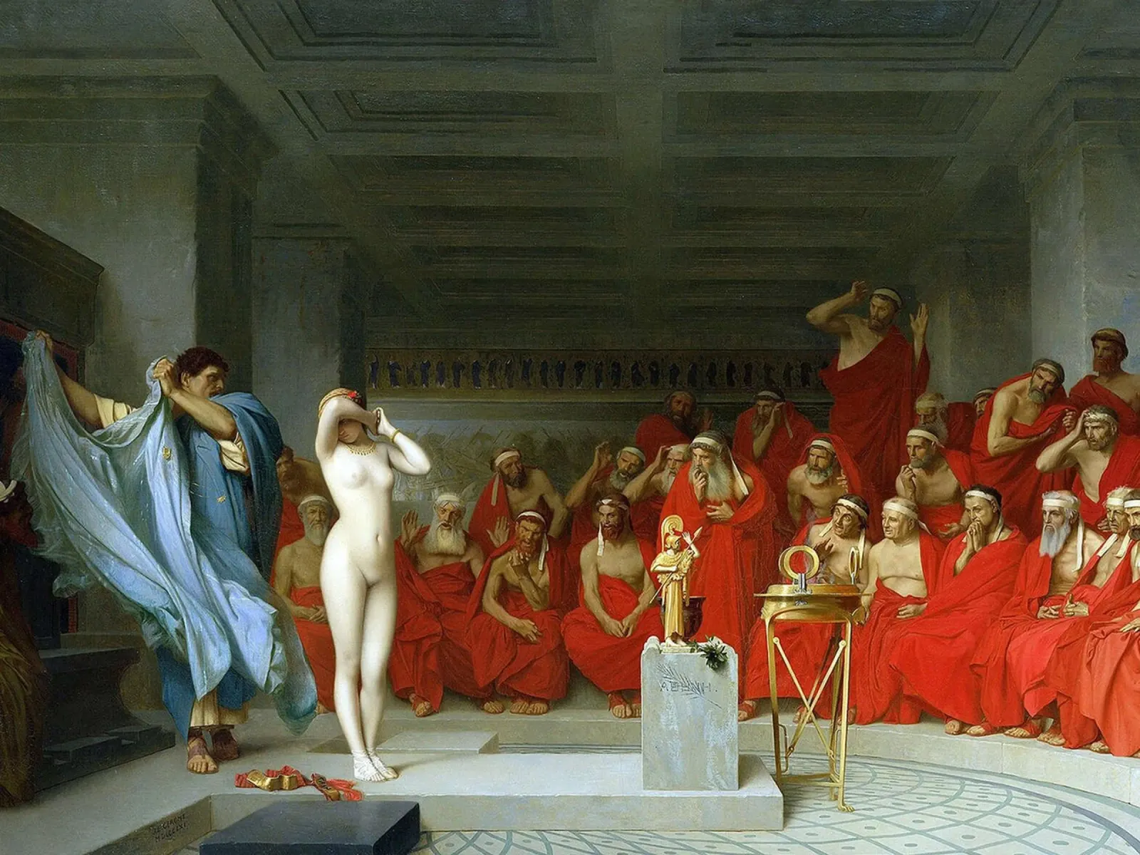 Phryné devant l'Aréopage par Jean-Léon Gérôme hahnemühle de Dorothy
