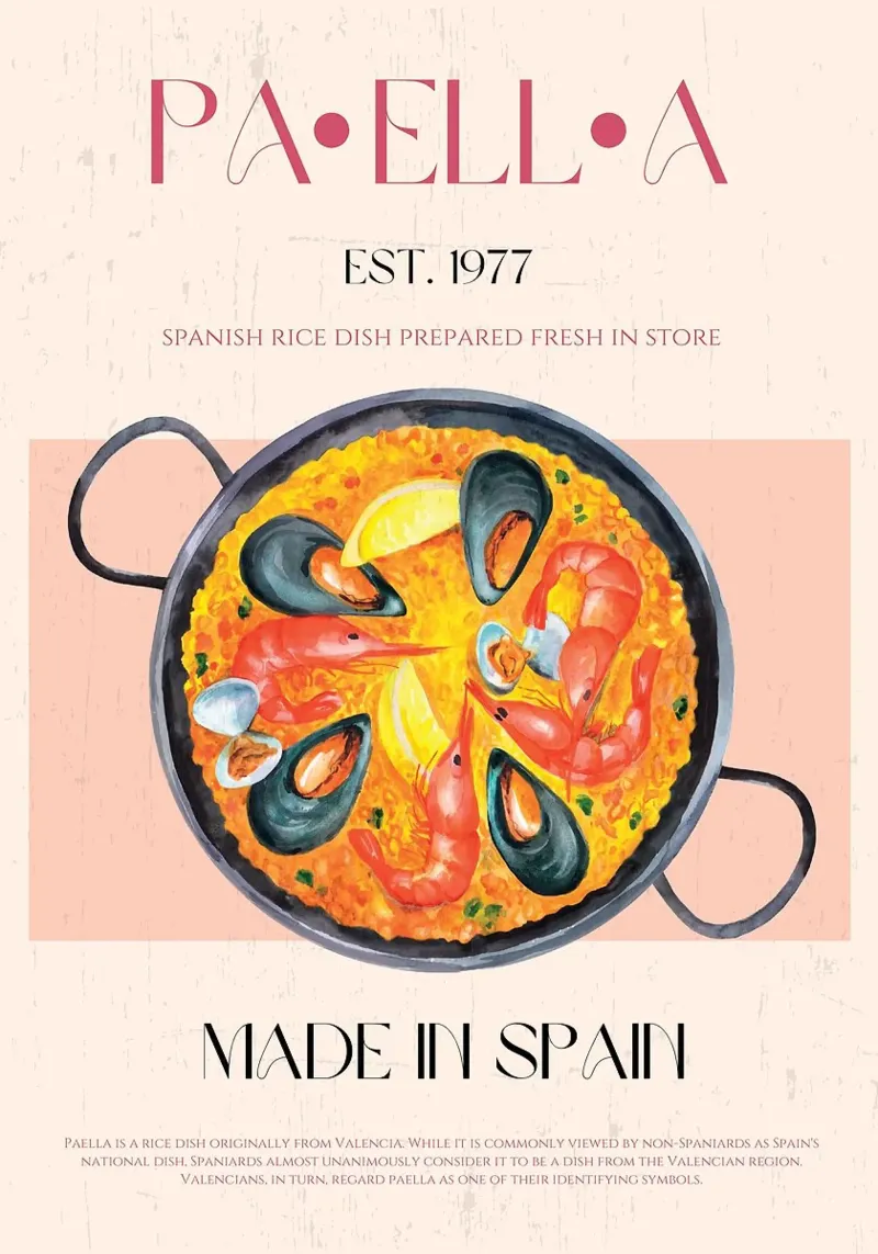Paella pellicola backlit da Charlotte Gagnon