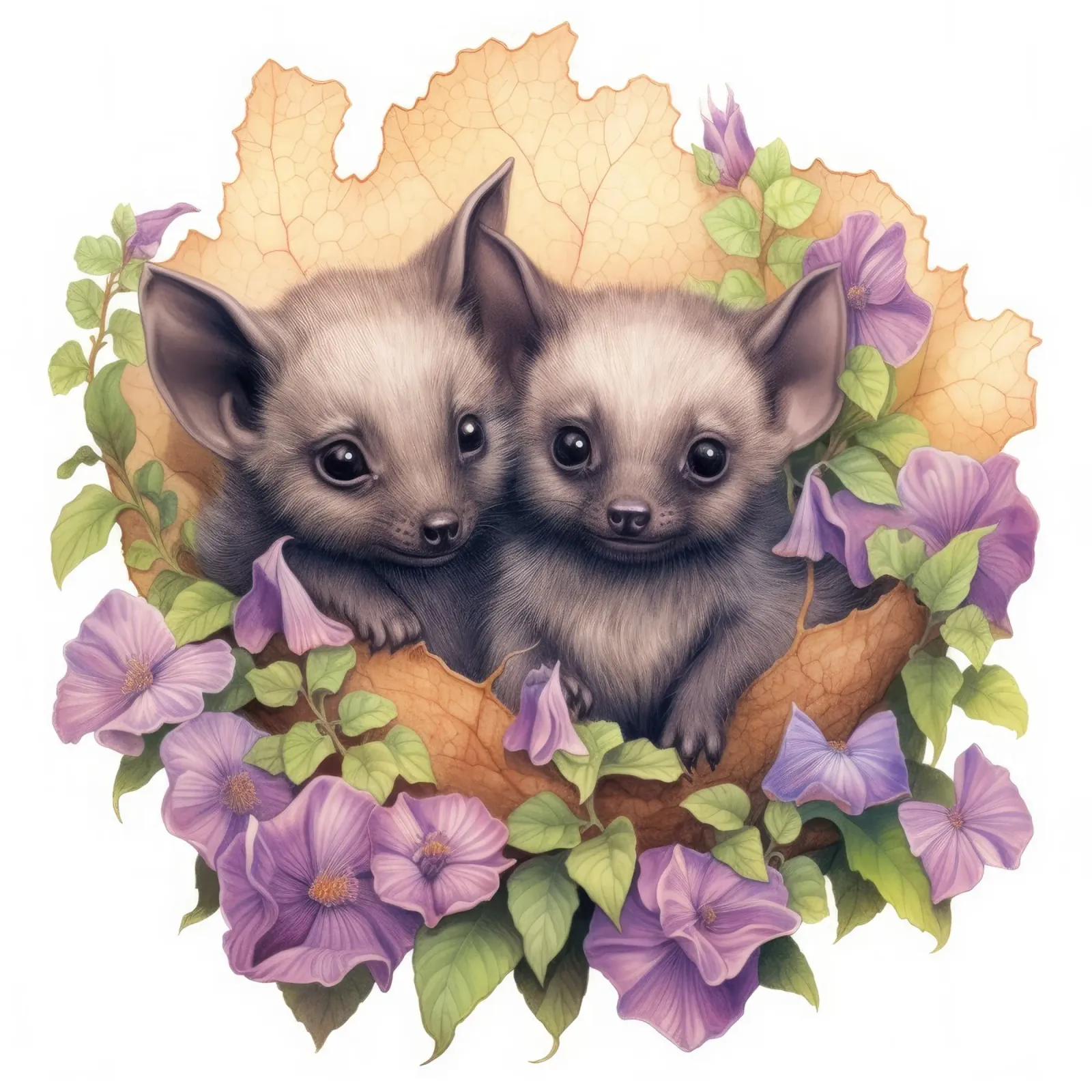 Piccoli pipistrelli plexiglass da Happy Littles