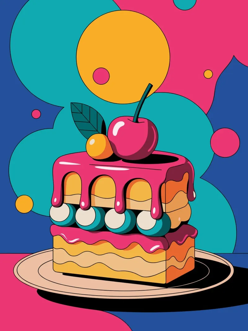 Cosmic Cake alluminio dibond da ramosashop
