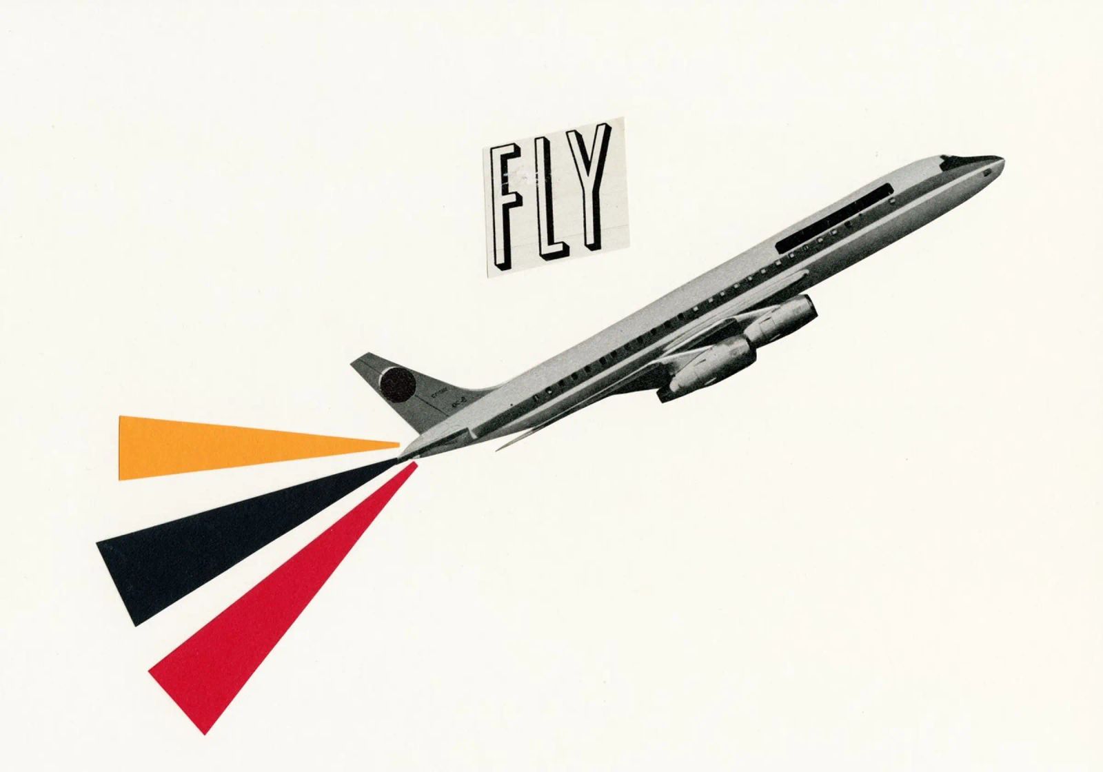Fly poster by Cassia Beck Collage