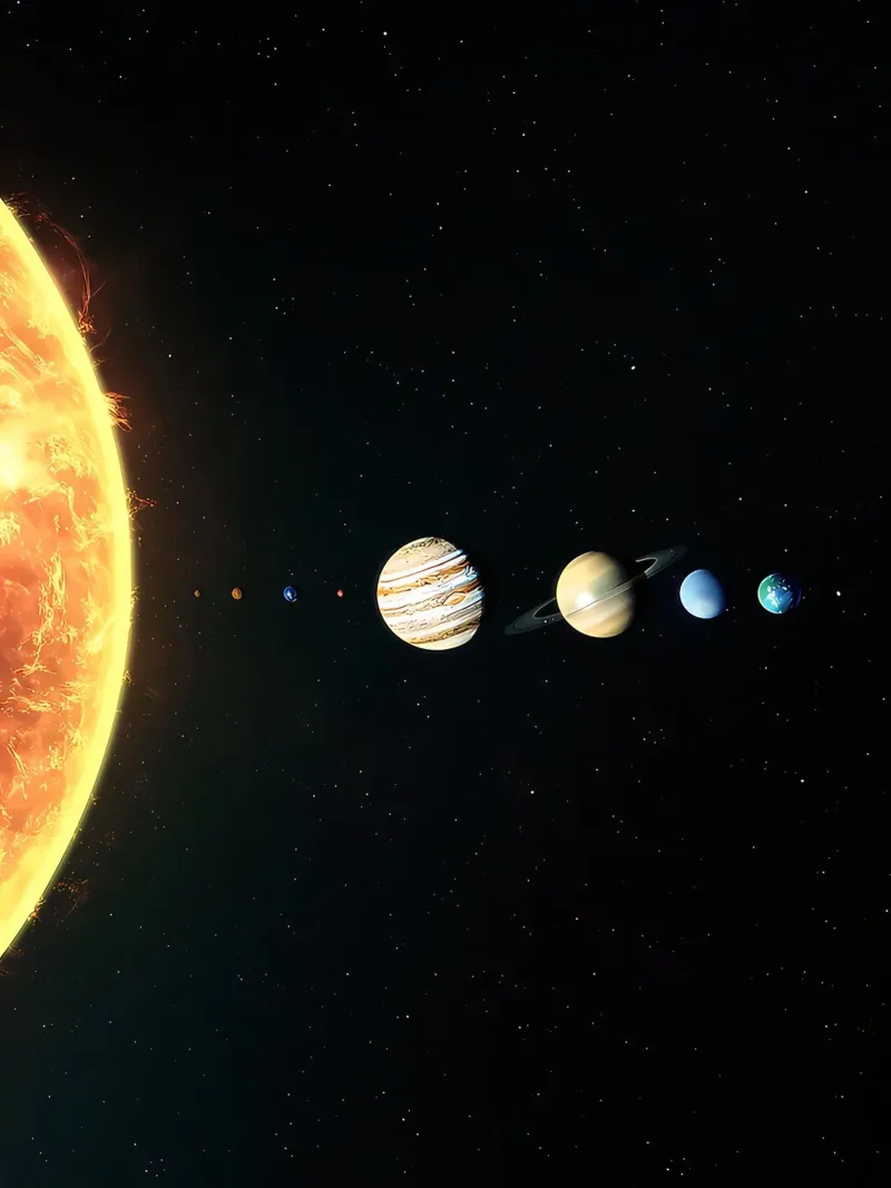SISTEMA SOLARE alluminio dibond da Ethan Smith