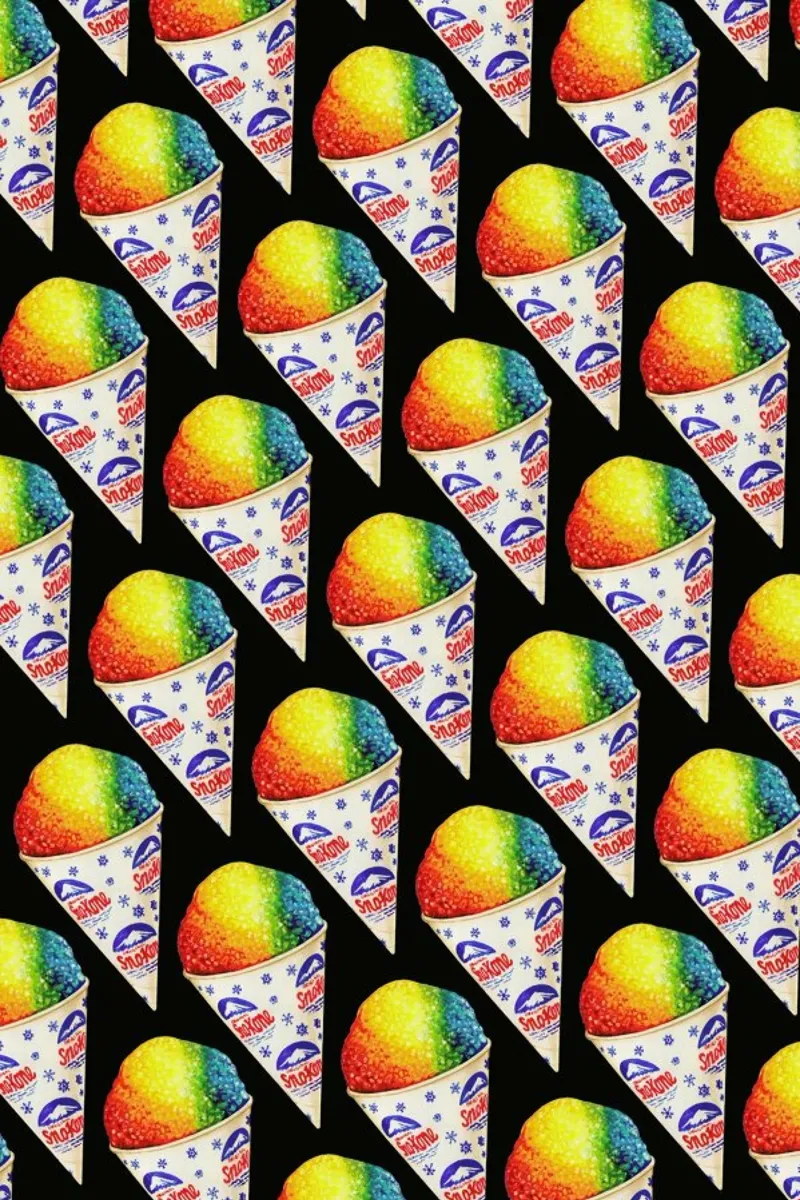 Snow Cone Pattern acryl van Kelly Gilleran