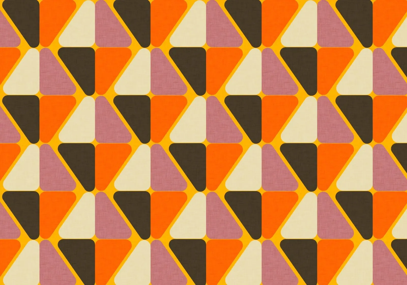 Retro Color Block Flower Amarillo metacrilato de susanacosta