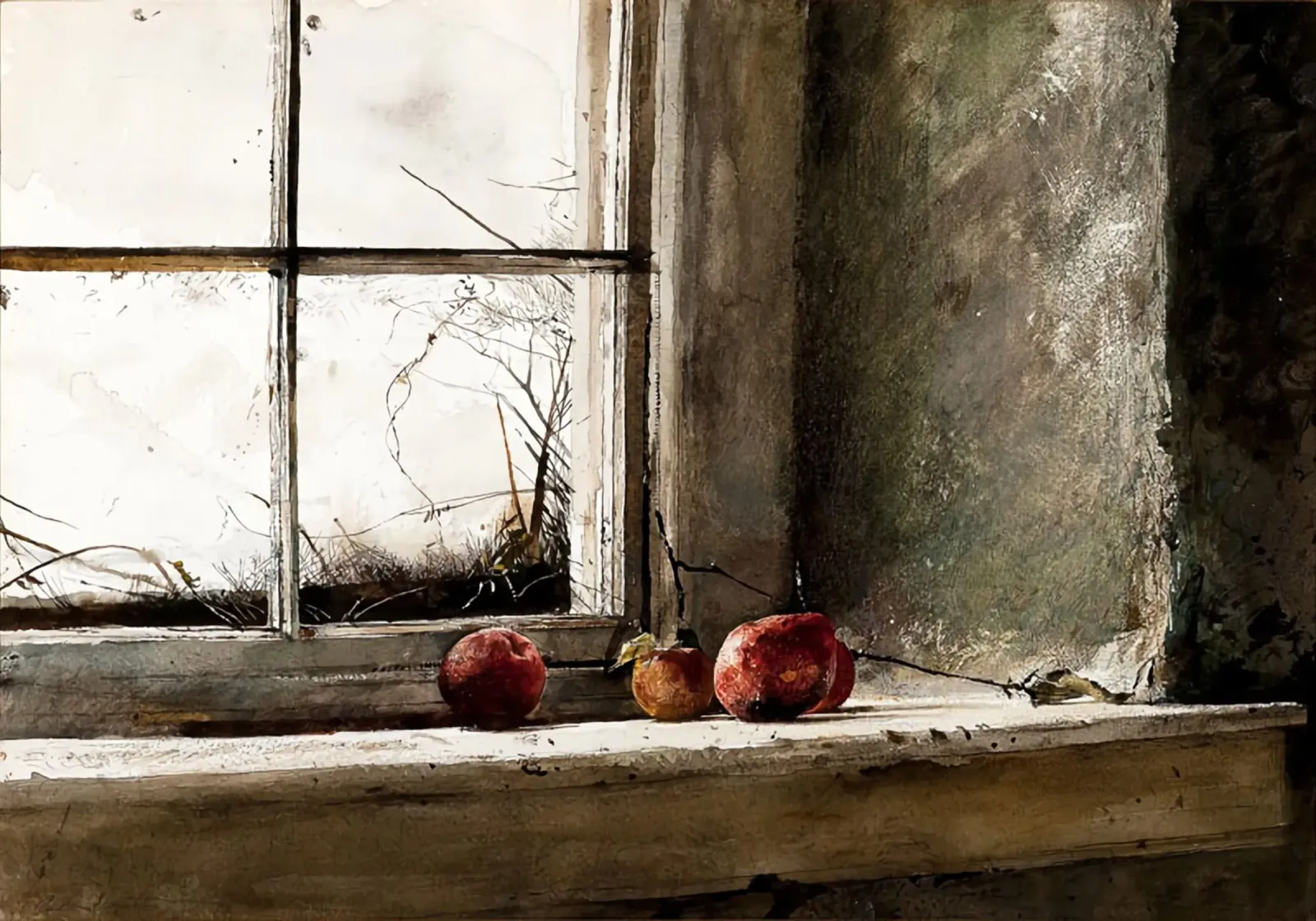 Andrew Wyeth Morso di gelo pellicola backlit da Trudeau Art Studio