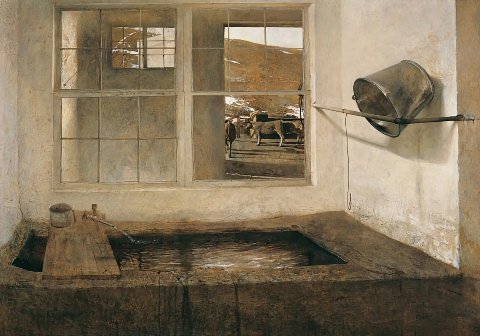 Andrew Wyeth Primavera Nutrita pellicola backlit da Trudeau Art Studio