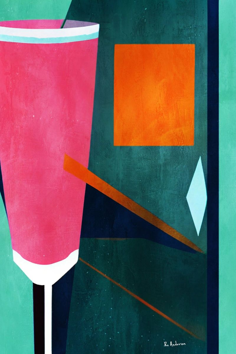 Mon Petite Crement Rosé Poster von Bo Anderson