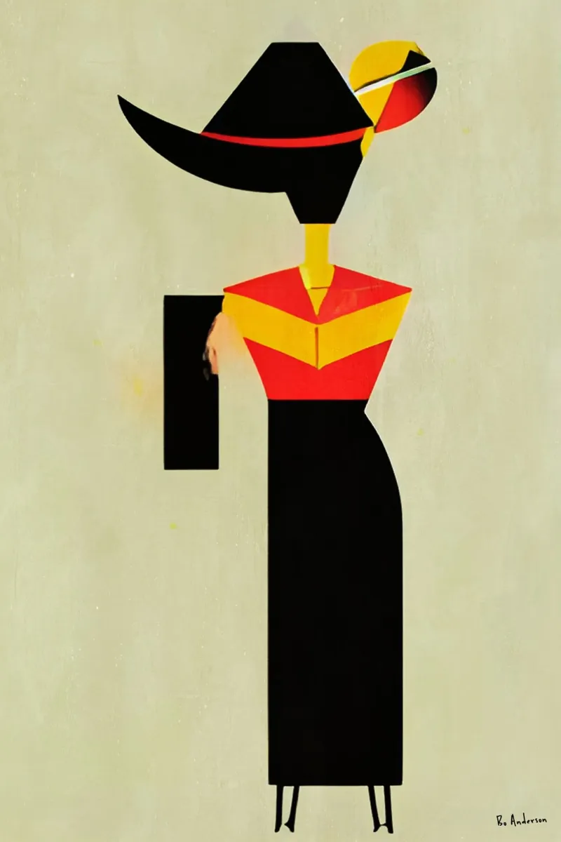Ode To Picasso poster da Bo Anderson