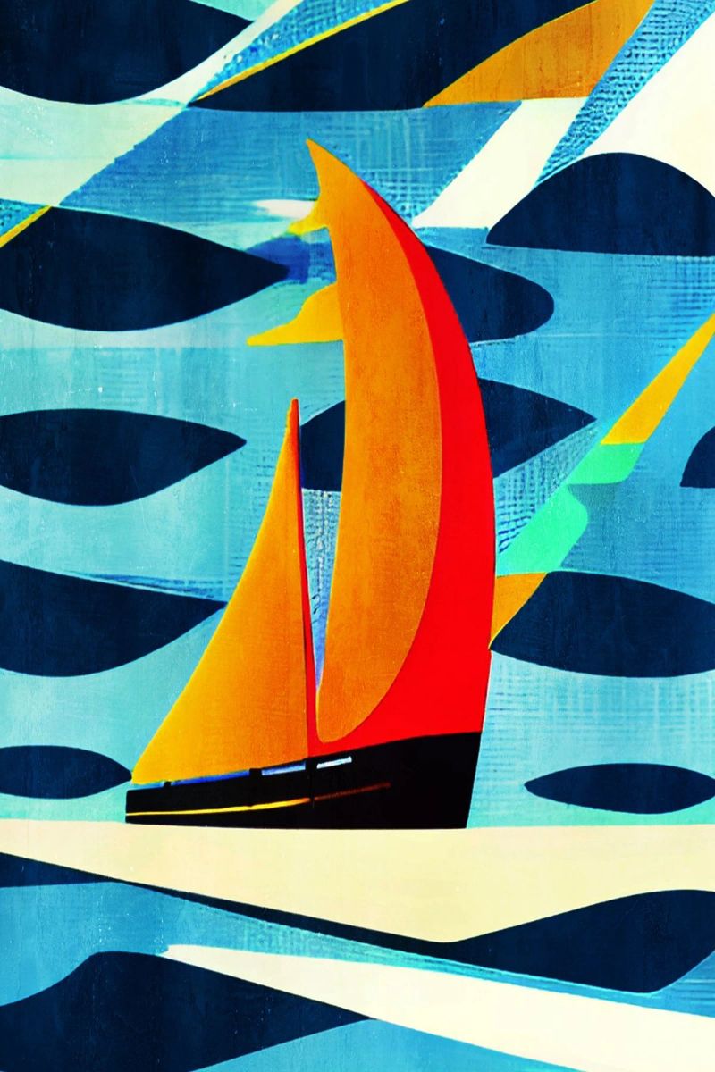 Côte D'Azur poster by Bo Anderson