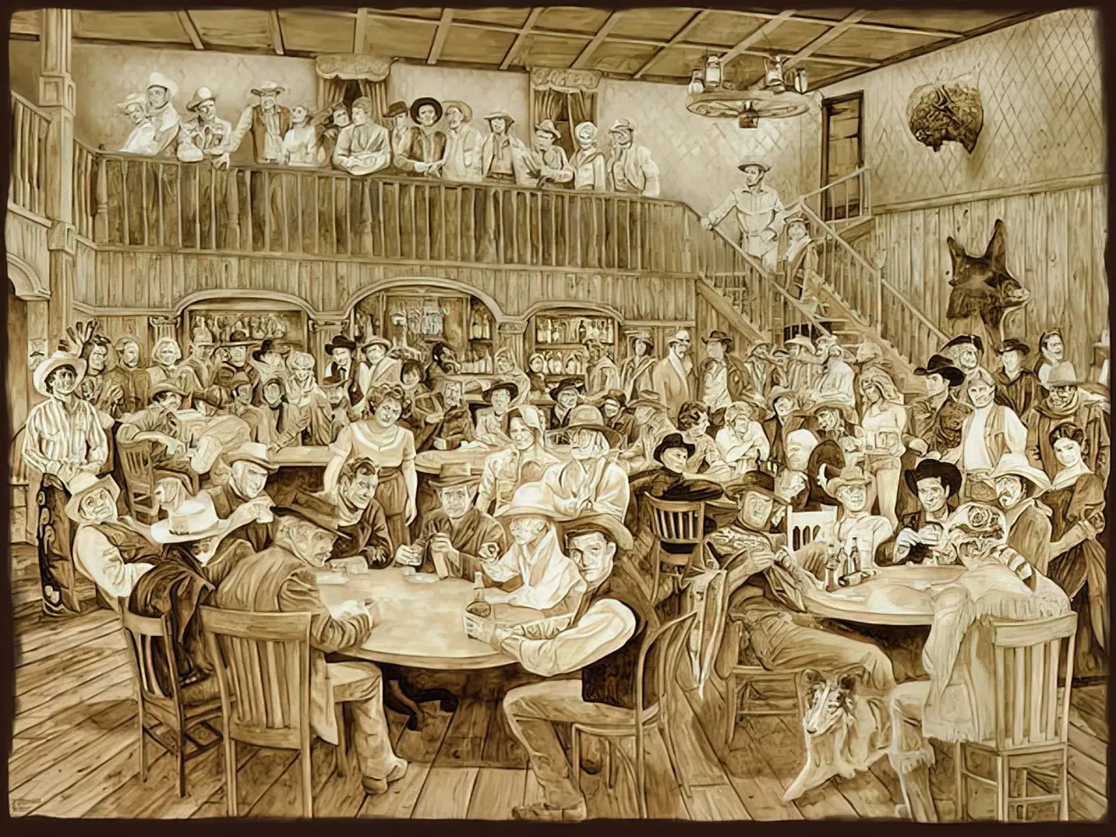 western saloon tim joyner pellicola backlit da Palletolate