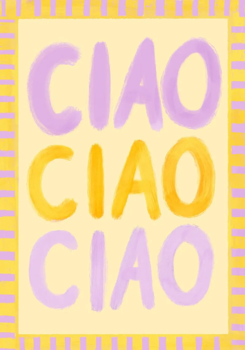 Ciao Ciao carta hahnemühle da Studio Dolci