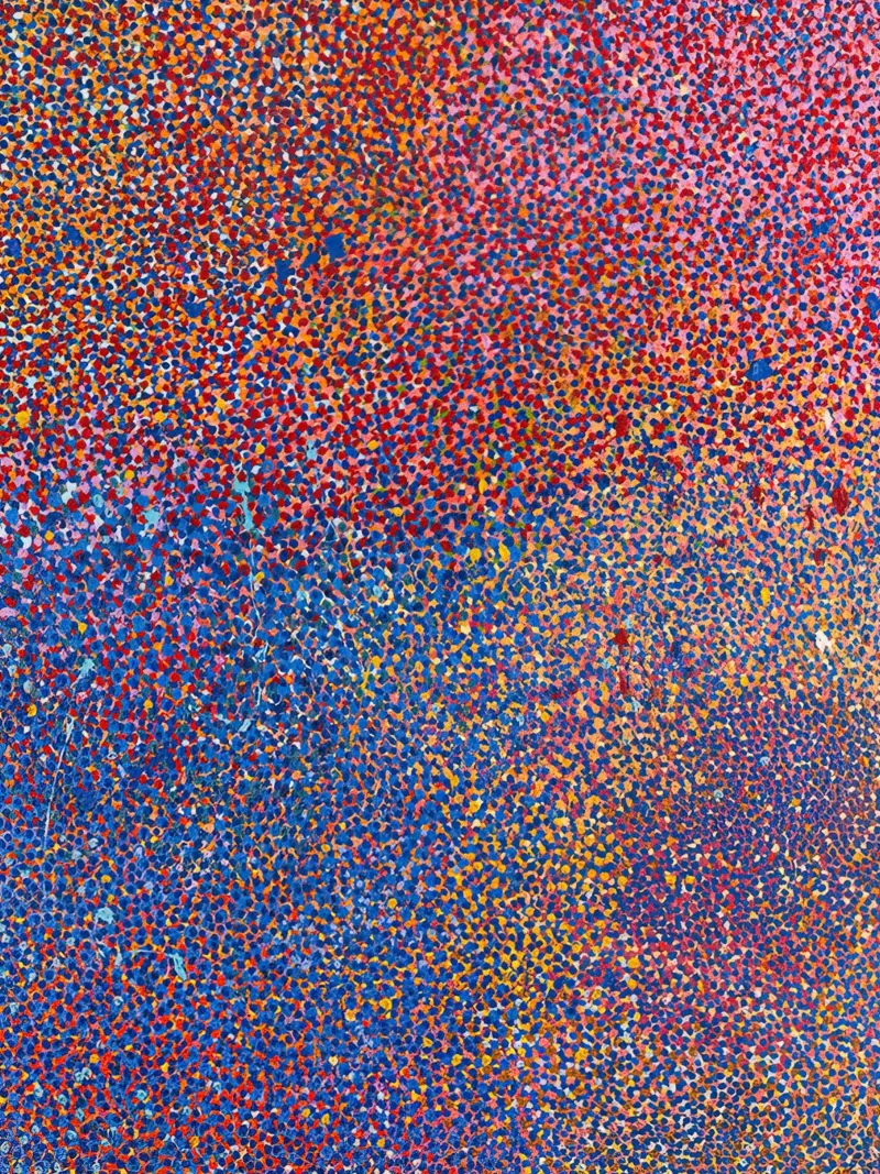 Damien HIrst Dot Color 3 pellicola backlit da Palletolate