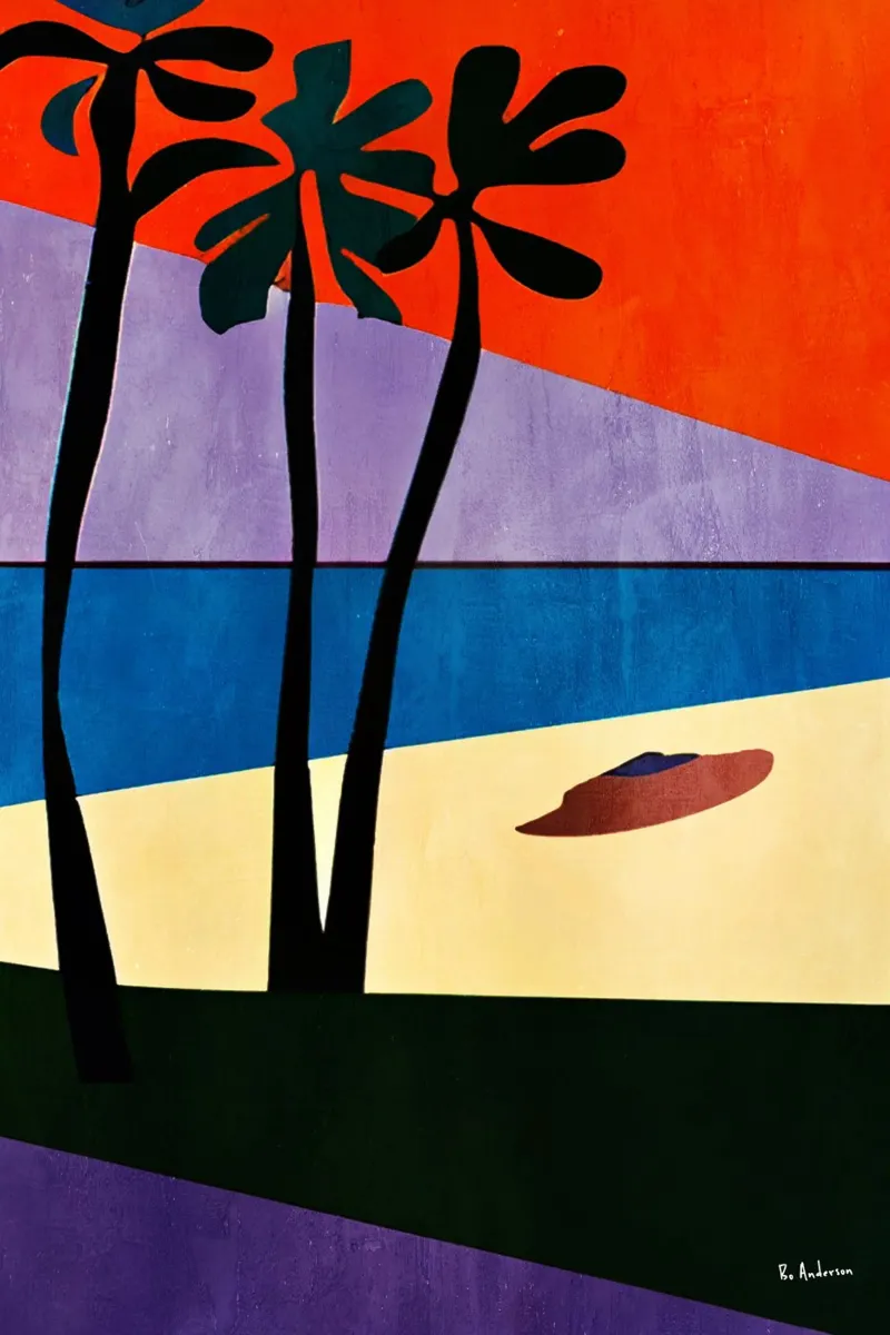 The Beach pellicola backlit da Bo Anderson