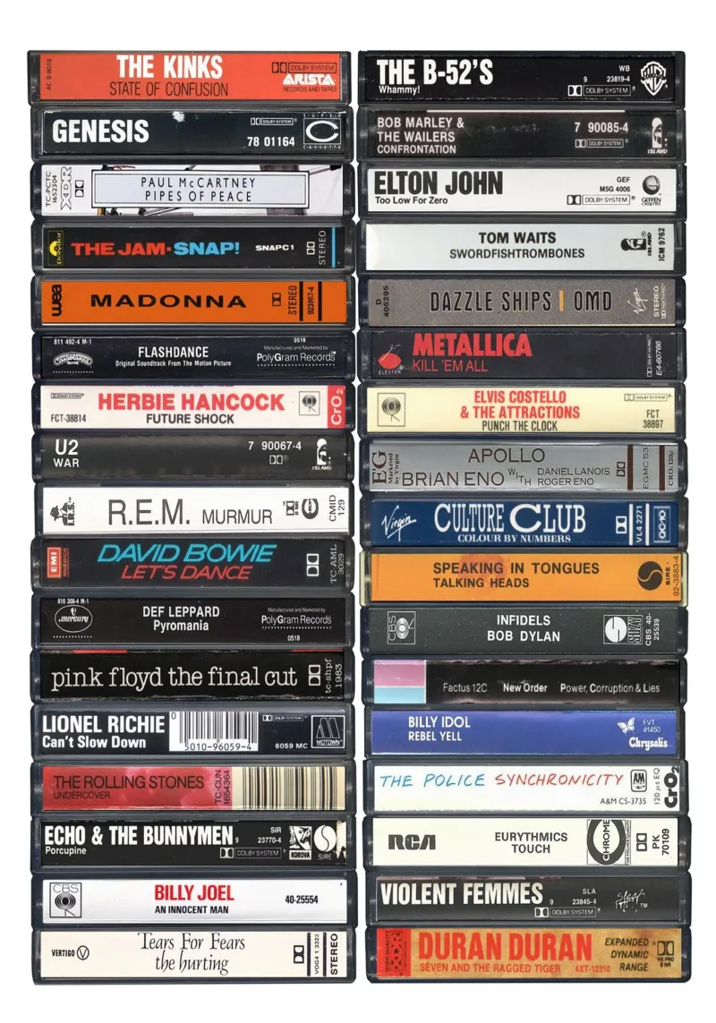 Musica del 1983 - Idea regalo per il 42° compleanno - Nati nel 1983 - Anni 80 poster da MrMustardPrints