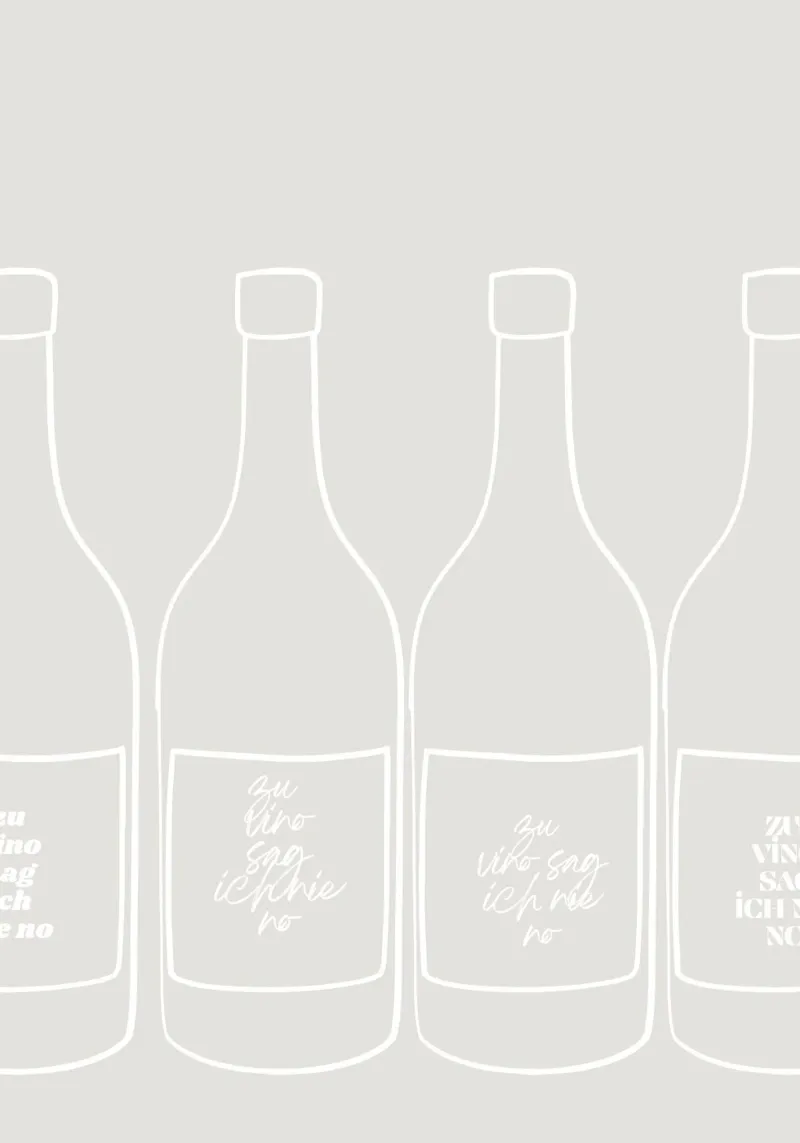 Poster sul vino e l'umore carta hahnemühle da PurePeachStudio
