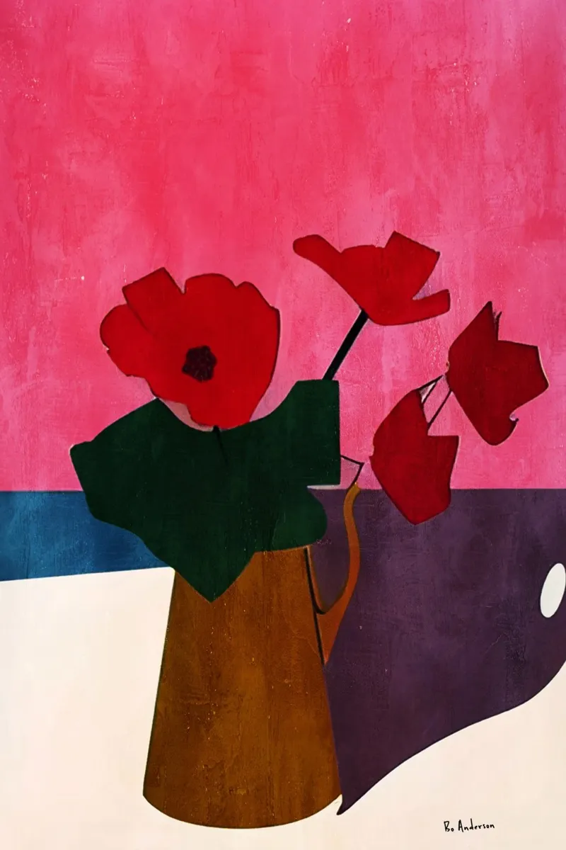 Flowers For You alu-dibond by Bo Anderson