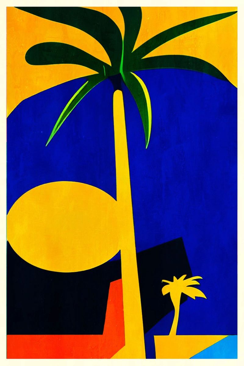 Palm Trees pellicola backlit da Bo Anderson