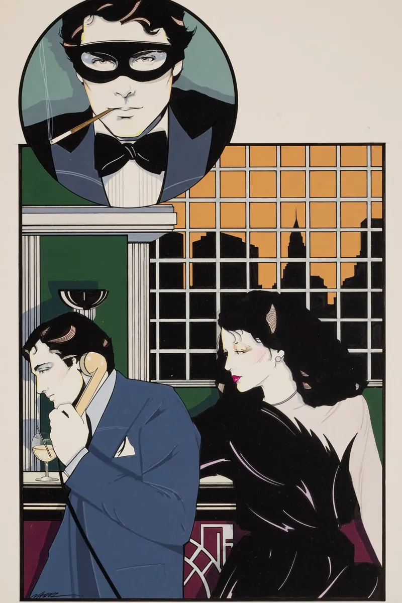 patrick nagel art pellicola backlit da Kabir