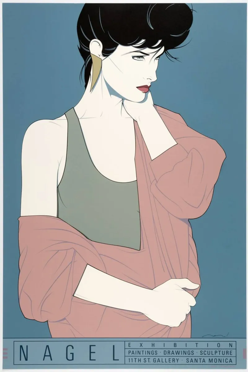 patrick nagel art pellicola backlit da Kabir
