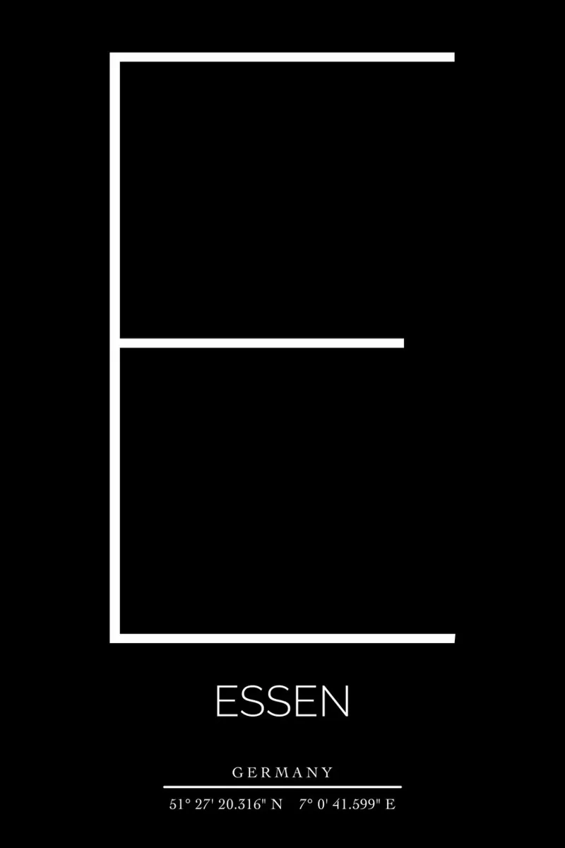 ESSEN -  black hahnemühle by CityLights