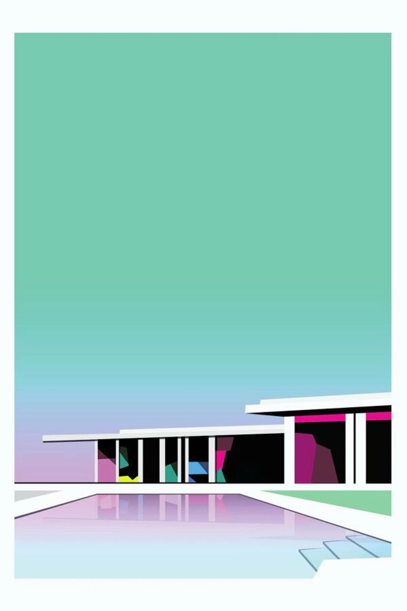 Less than zero poster de Three Of The Possessed