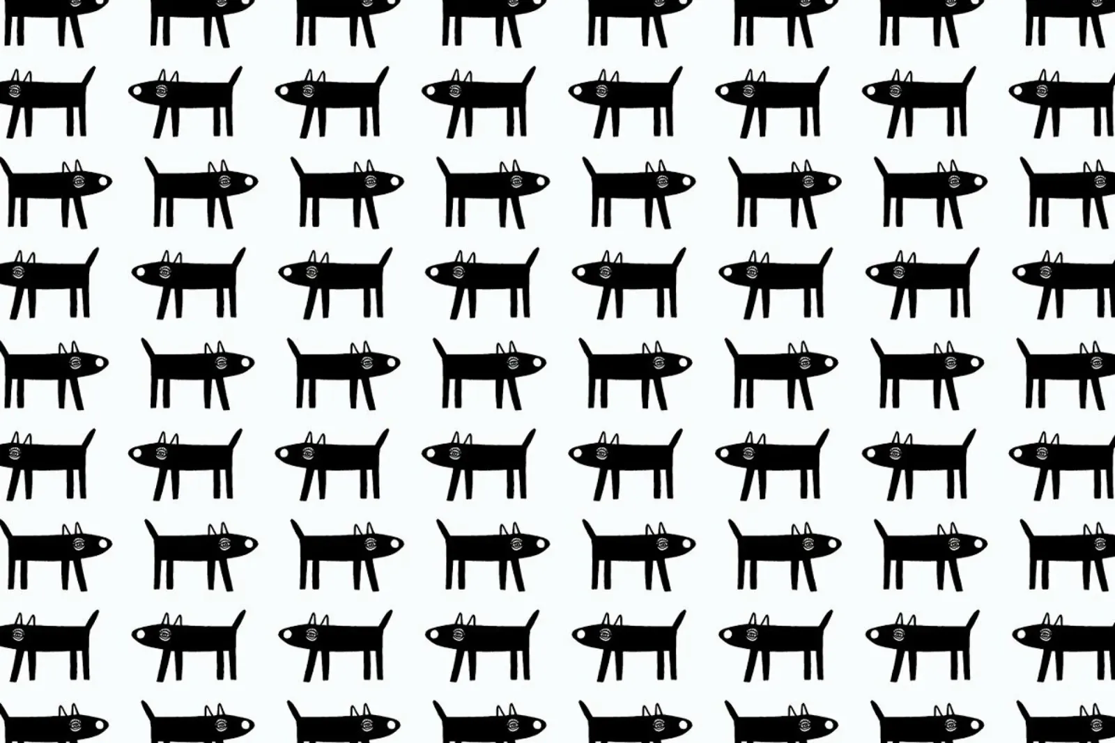 dog pattern 1 pellicola backlit da Studio Teer