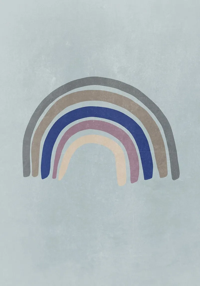 Blu arcobaleno pellicola backlit da Charlotte Gagnon