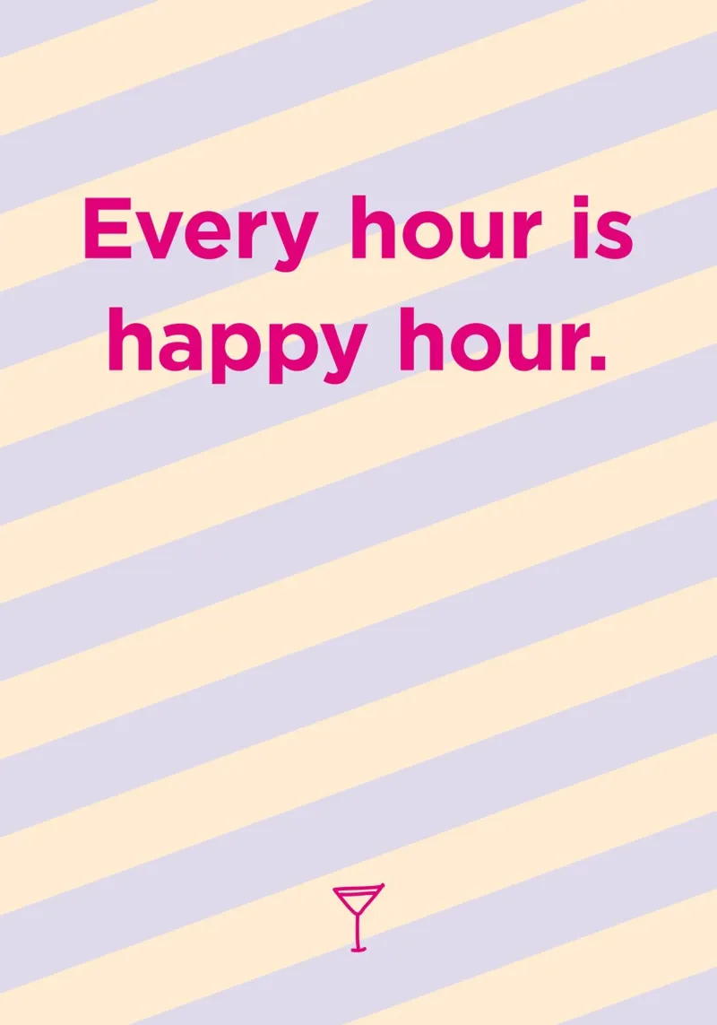 Happy Hour 01 alluminio dibond da Art Fart