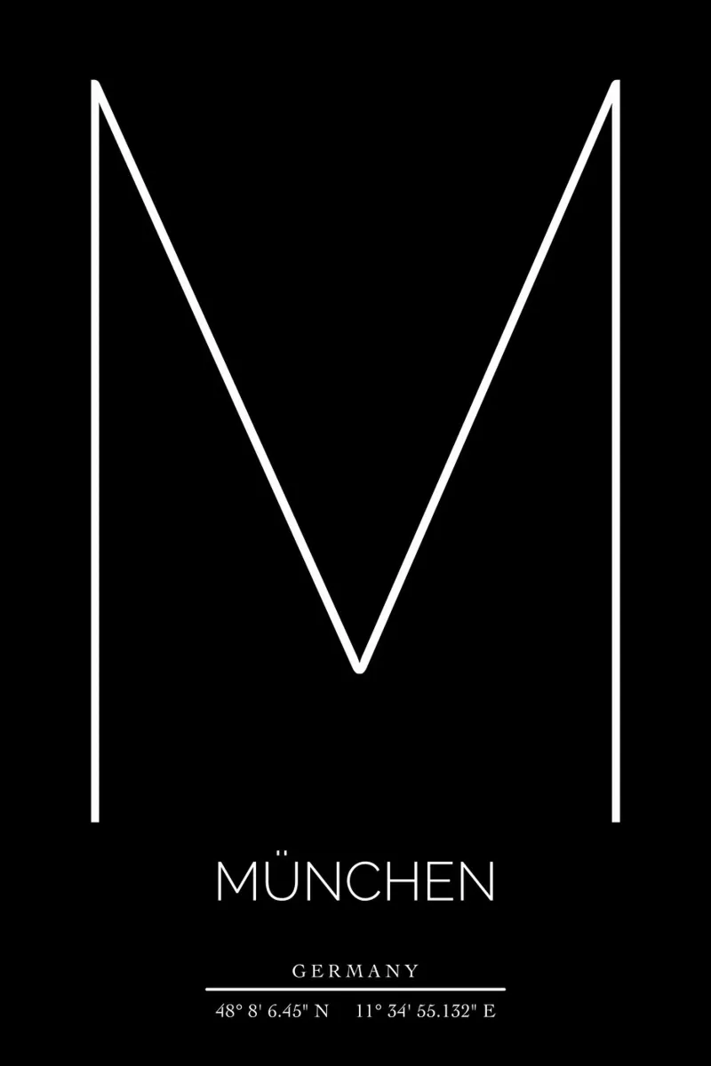 MÜNCHEN -  black pellicola backlit da CityLights