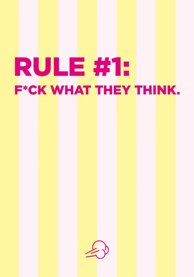 F*ck what they think. plexiglass da Art Fart