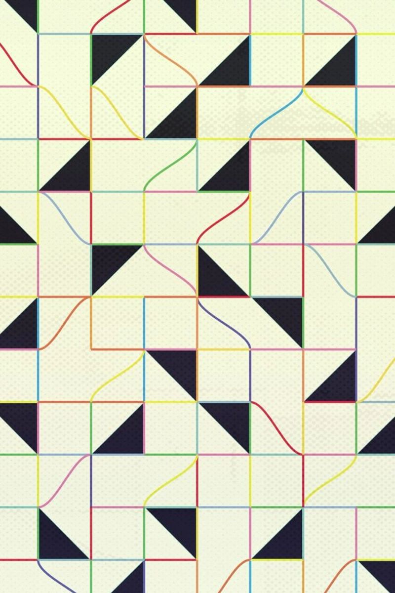 Triangles and Squares II poster da Metron