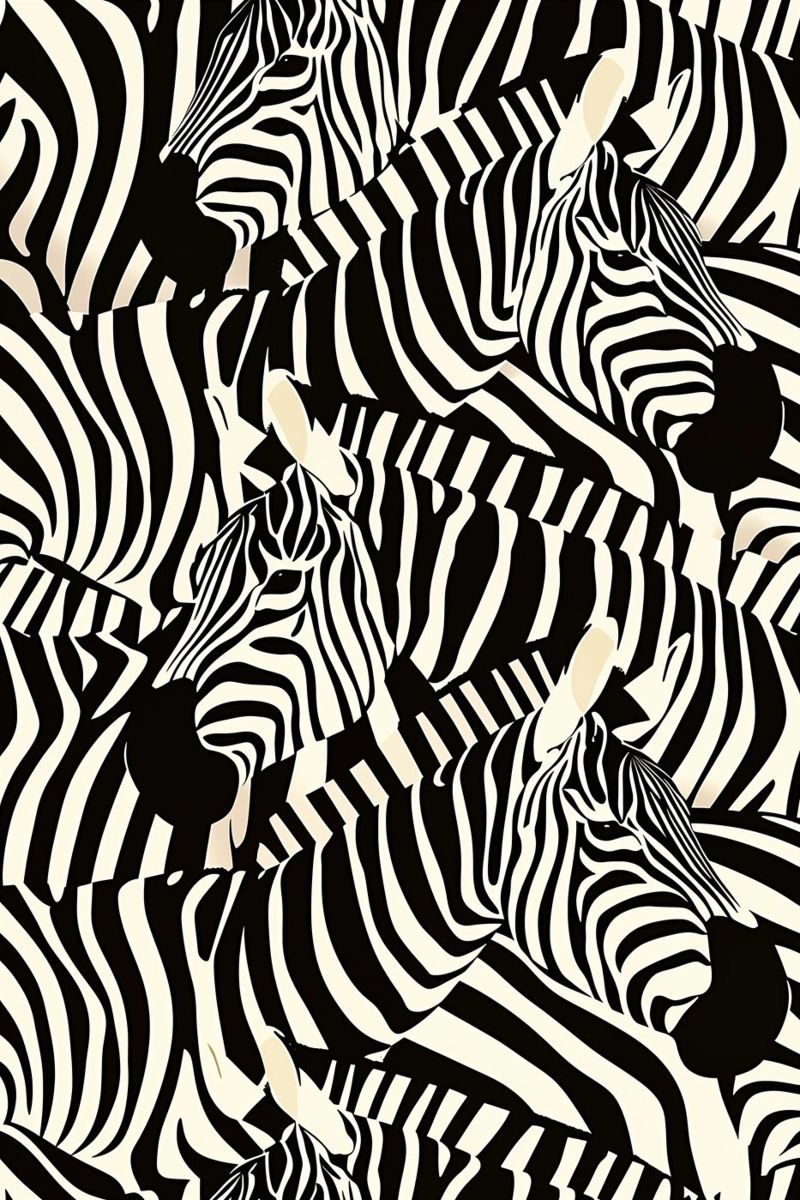 Zebra Design Muster poster da Autofocus