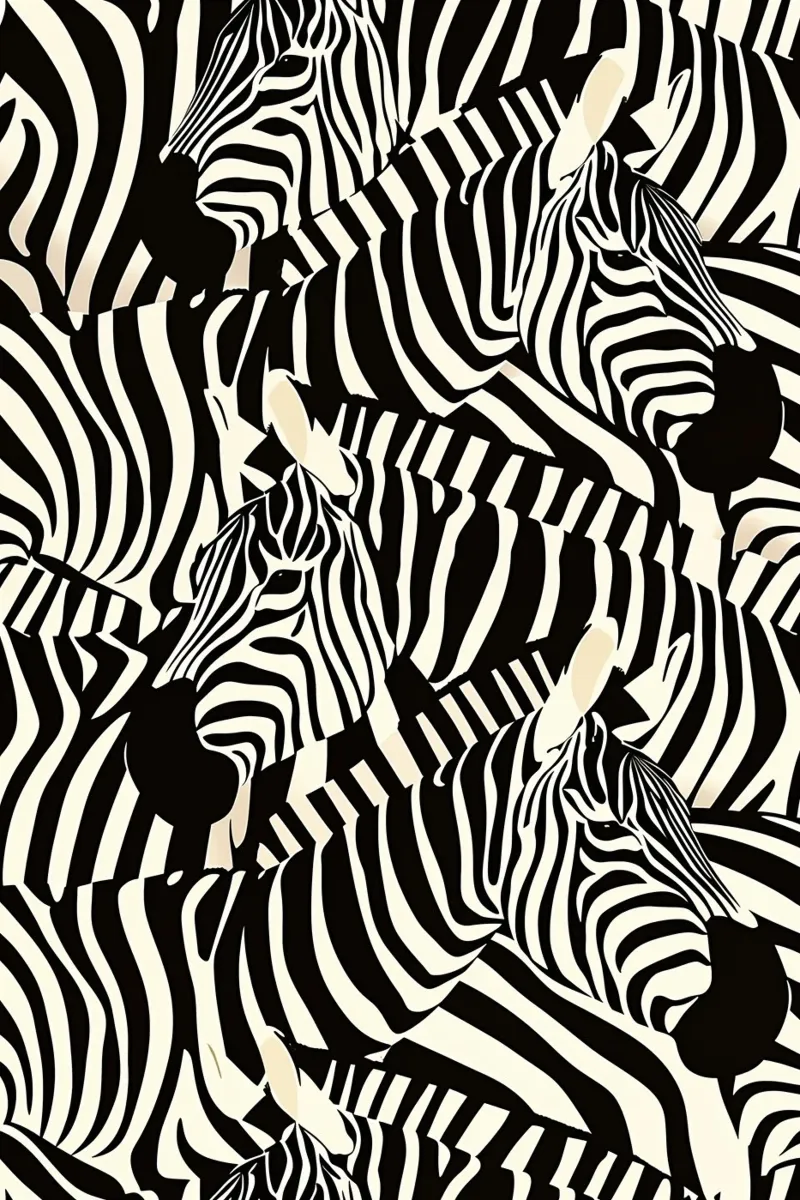 Zebra Design Muster pellicola backlit da Autofocus