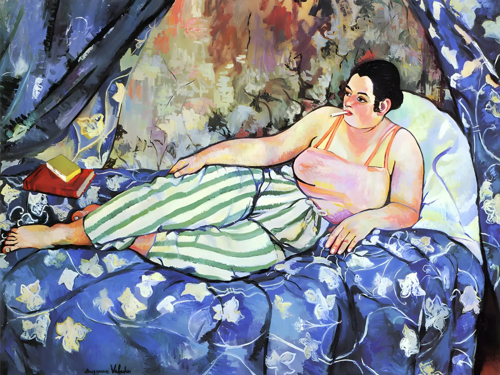 Suzanne Valadon - La stanza blu, 1923 pellicola backlit da Timeless Artworks