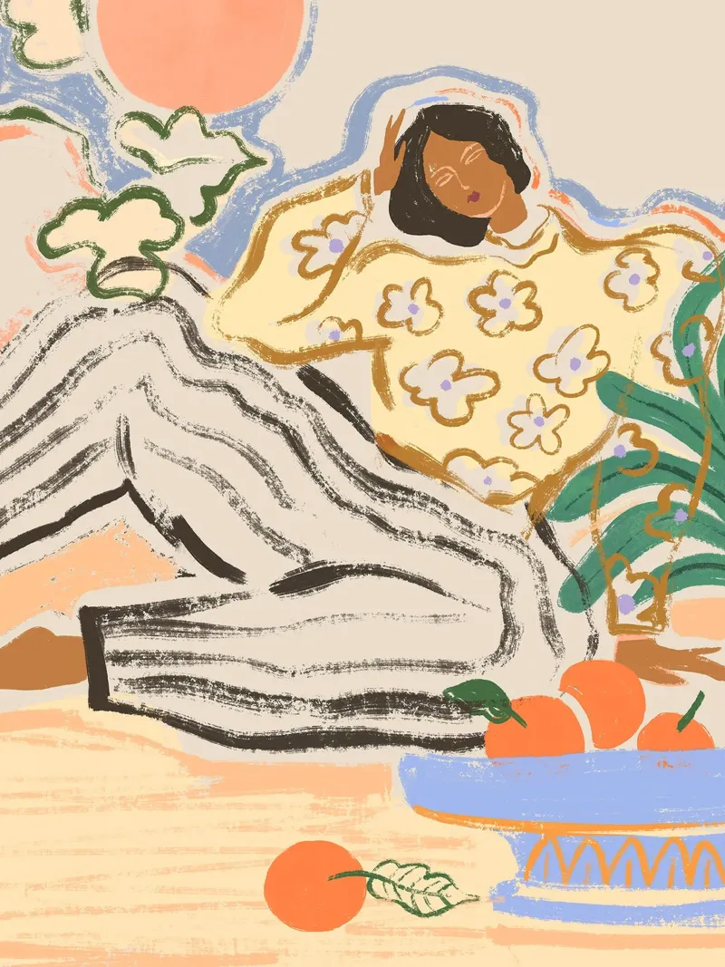 Lazy Days canvas by Kaira Store