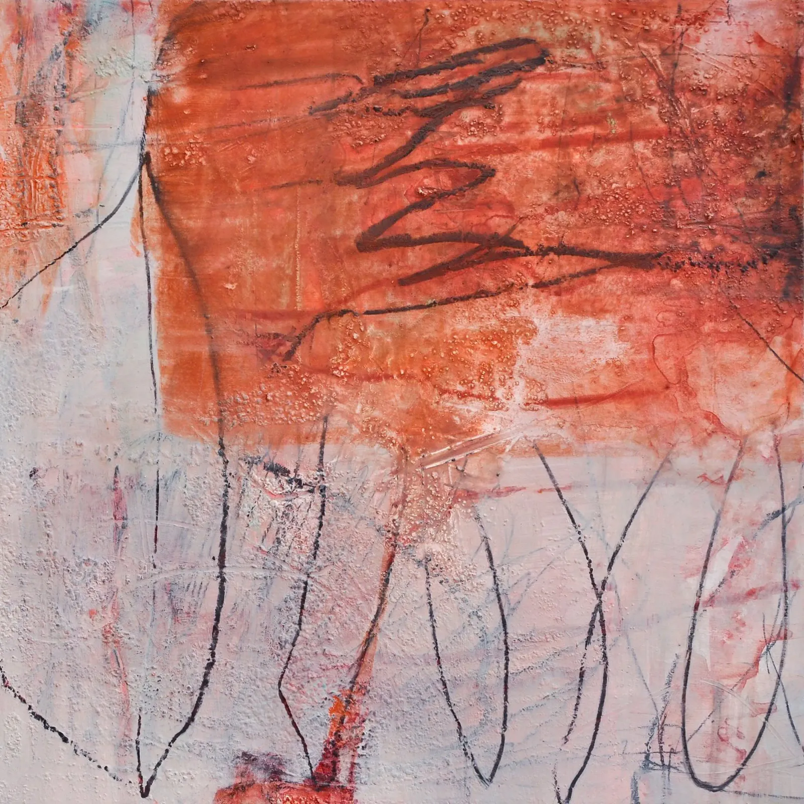 orange experiments carta hahnemühle da IRIS LEHNHARDT FINE ART