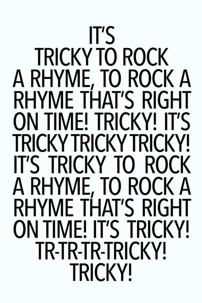 Rock a rhyme pellicola backlit da Studio One