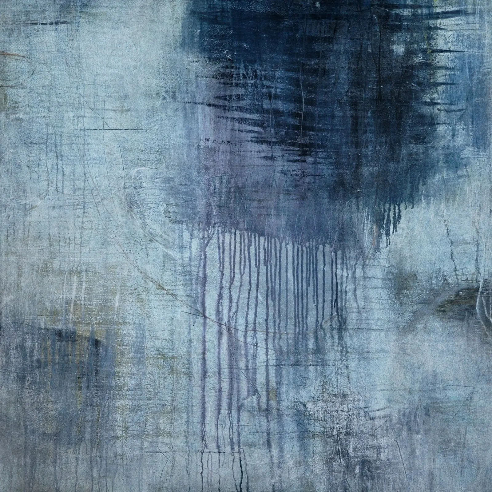 textured blue and grey carta hahnemühle da IRIS LEHNHARDT FINE ART