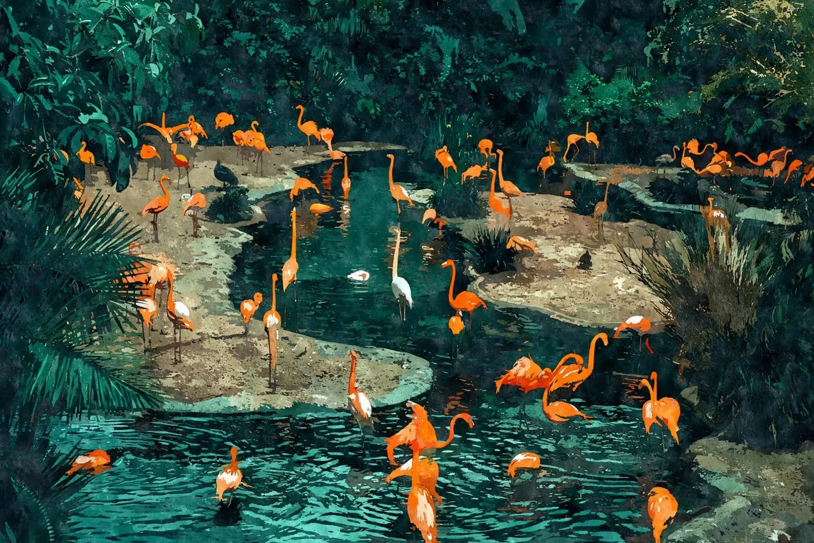 Torrente Flamingo pellicola backlit da 83oranges