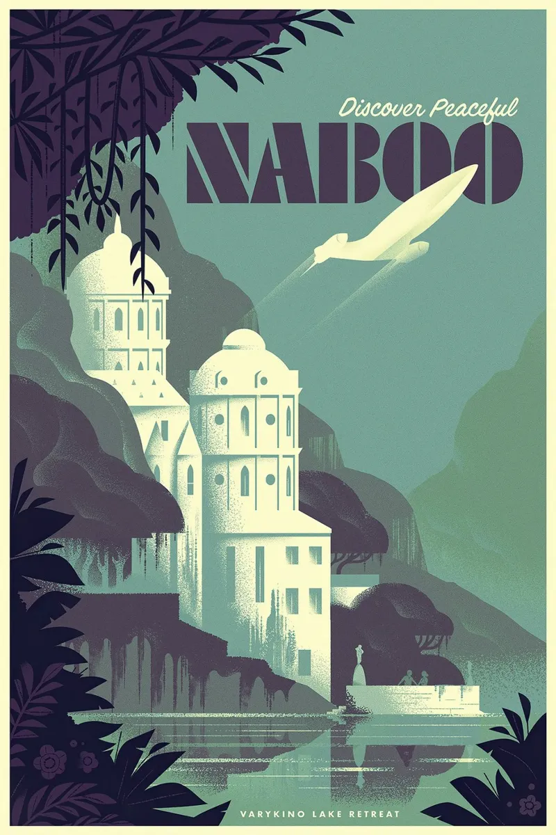 Discover Peaceful Naboo pellicola backlit da Robert Hoff