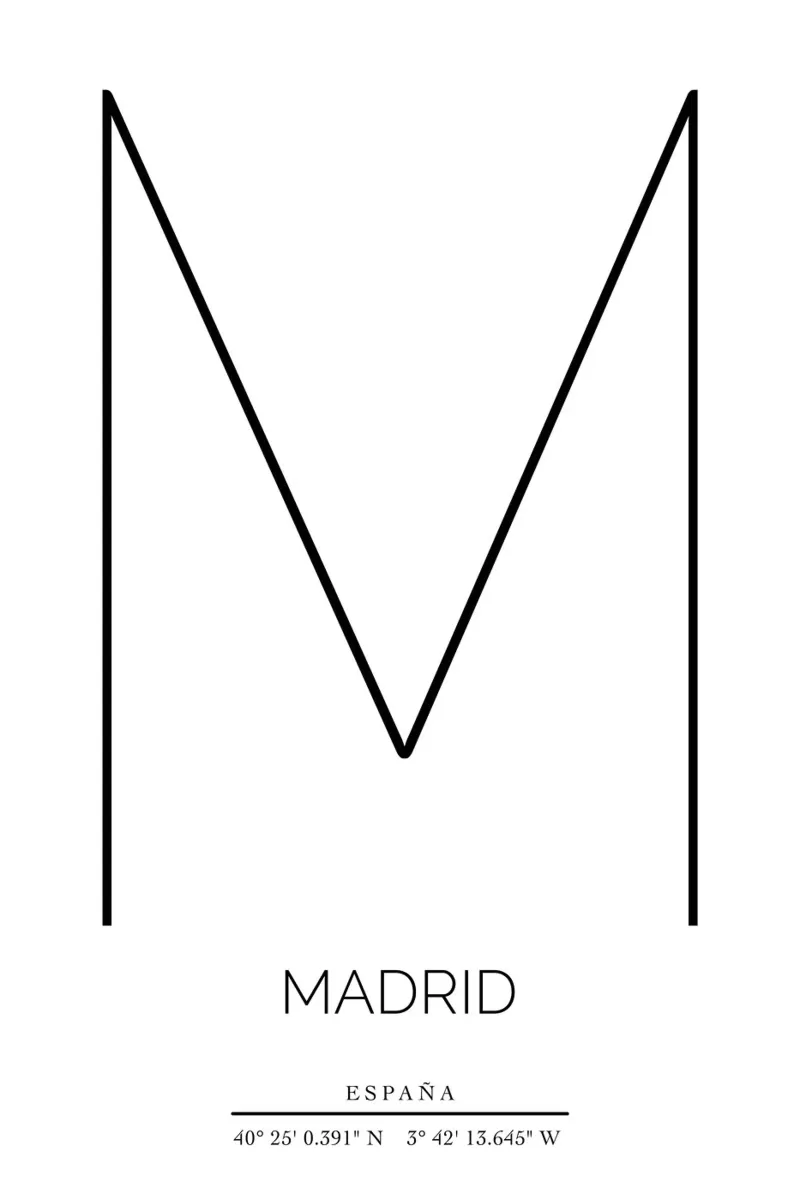 MADRID - blanco pellicola backlit da CityLights