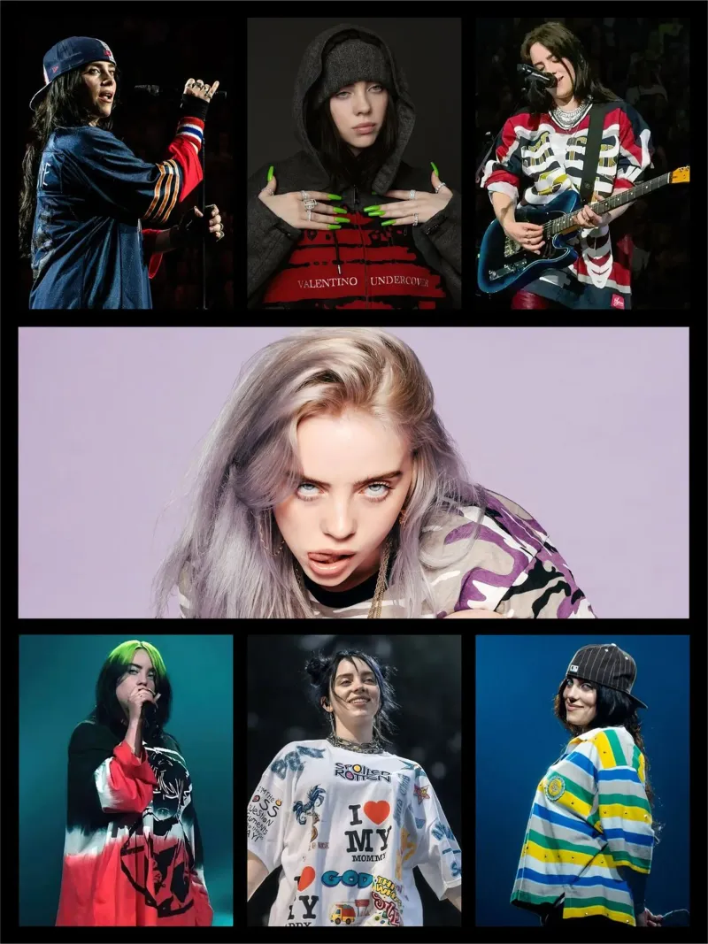 Billie Eilish pellicola backlit da Raptor 771