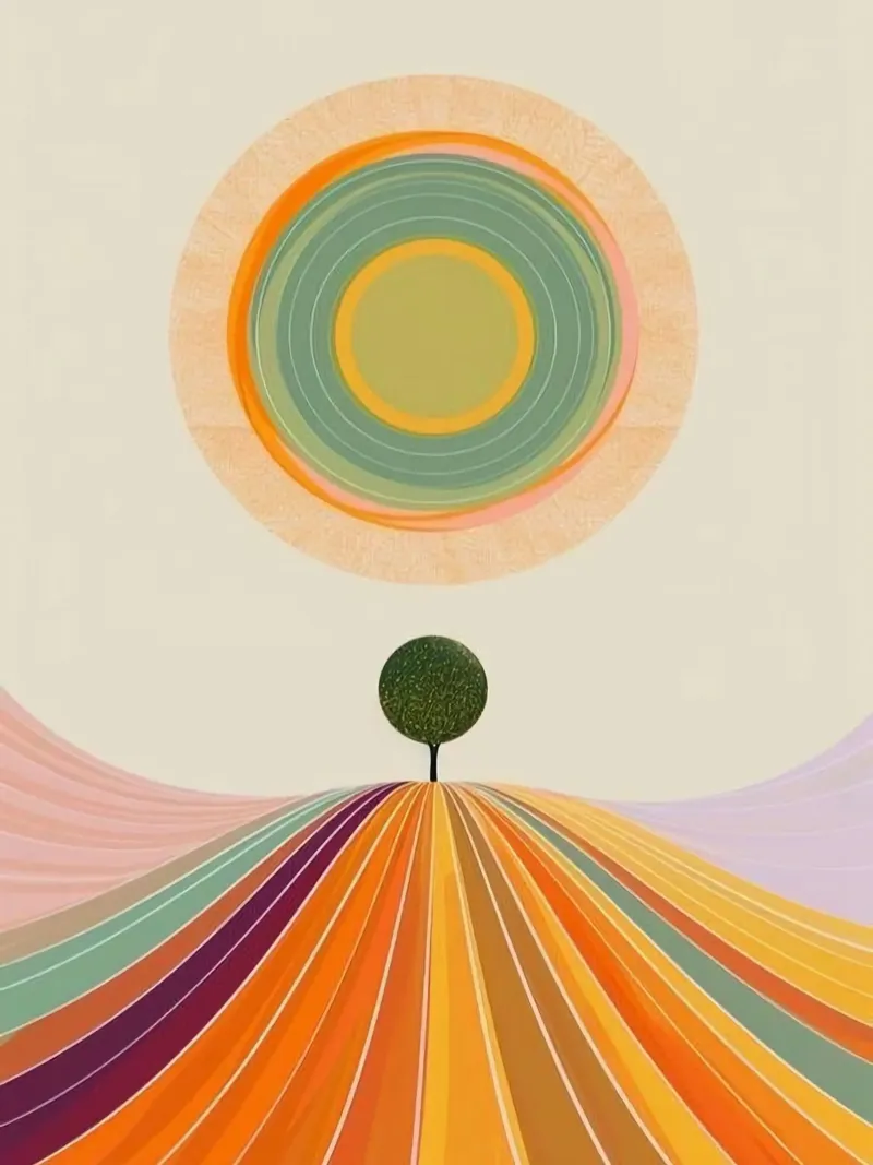 circle colorful shape pellicola backlit da feny