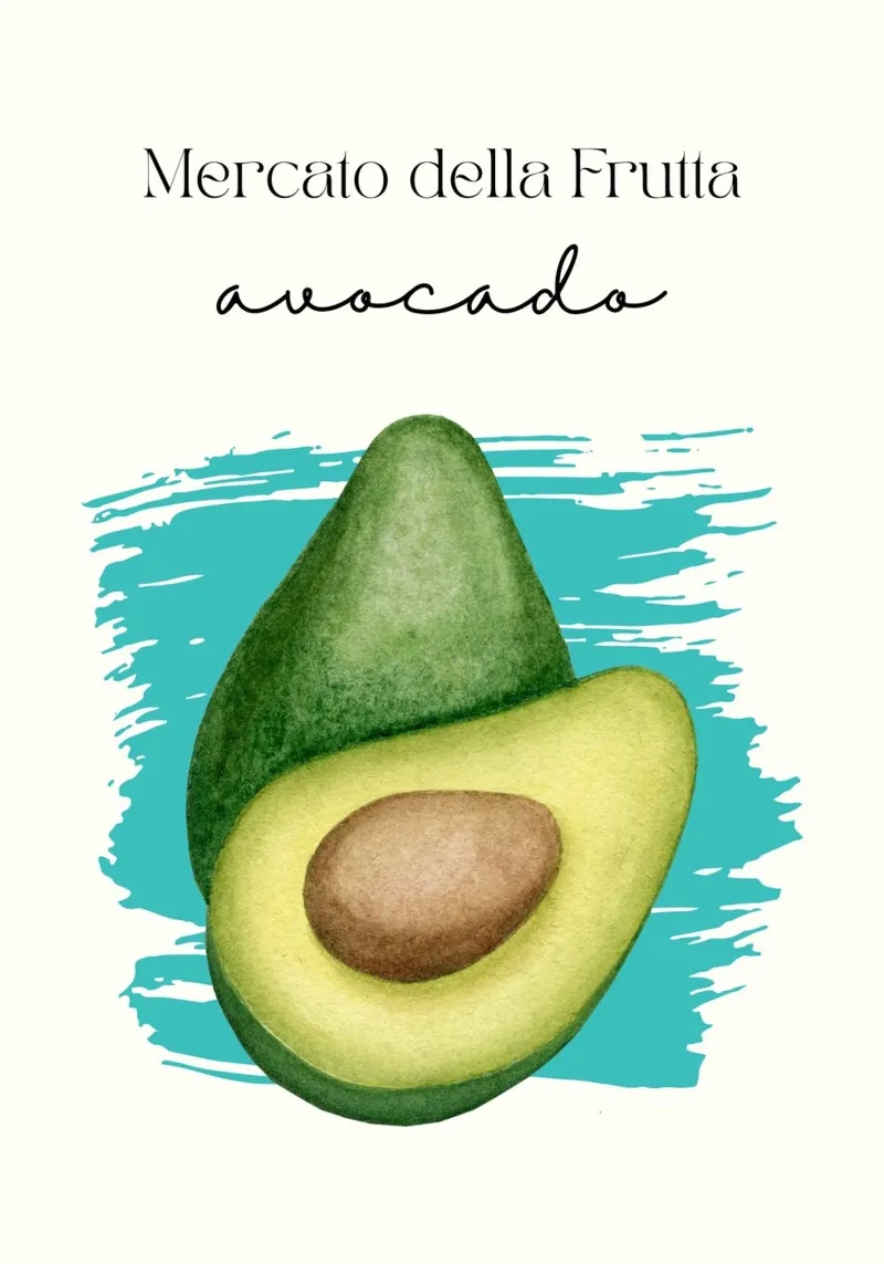 Avocado pellicola backlit da PinkCandyWalls