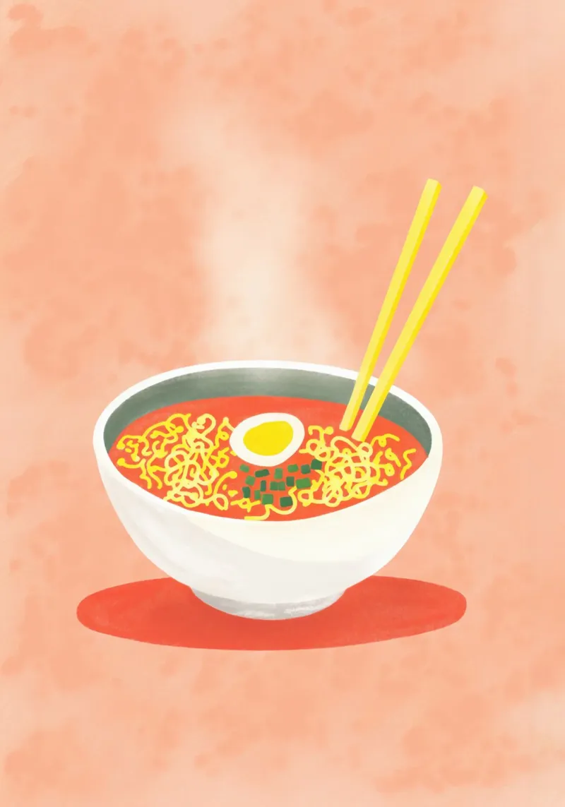 Ciotola di ramen alluminio dibond da Studio Zephyr