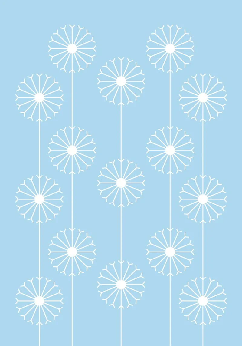 Dandelion Pattern #2 alluminio dibond da kathrinmay